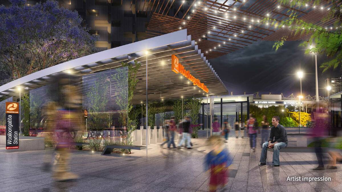 The proposed Woolloongabba Cross River Rail station. Photo: Supplied
