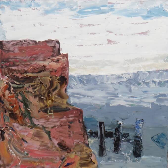 <i>On the cliff</i> 2014, by Michael Taylor.