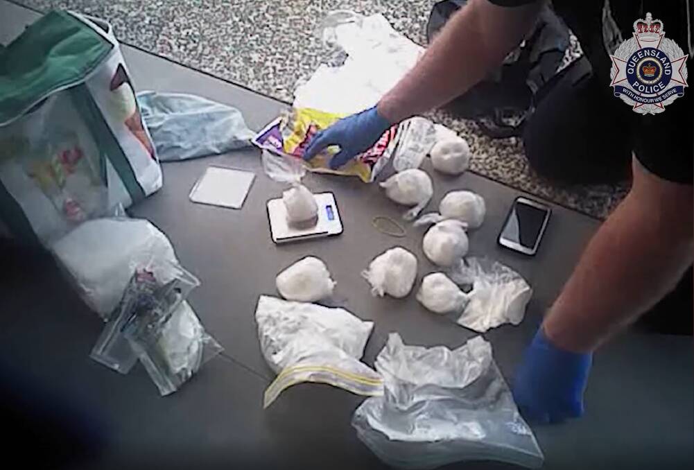 Part of the drug haul seized by Brisbane detectives. Photo: Queensland Police Service
