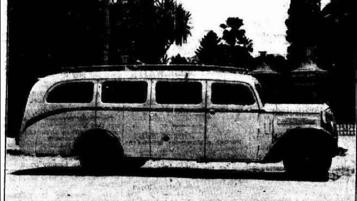 An early air-conditioned bus. Photo: Supplied