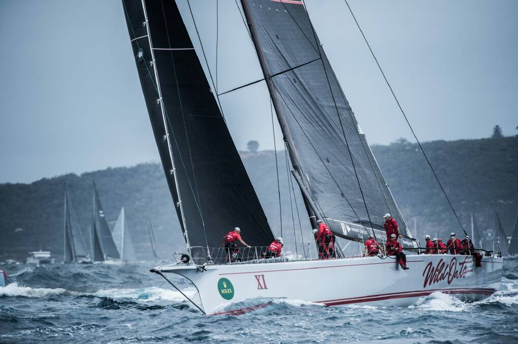 Wild Oats XI has won the Sydney to Hobart for a ninth time. Photo: Wolter Peeters