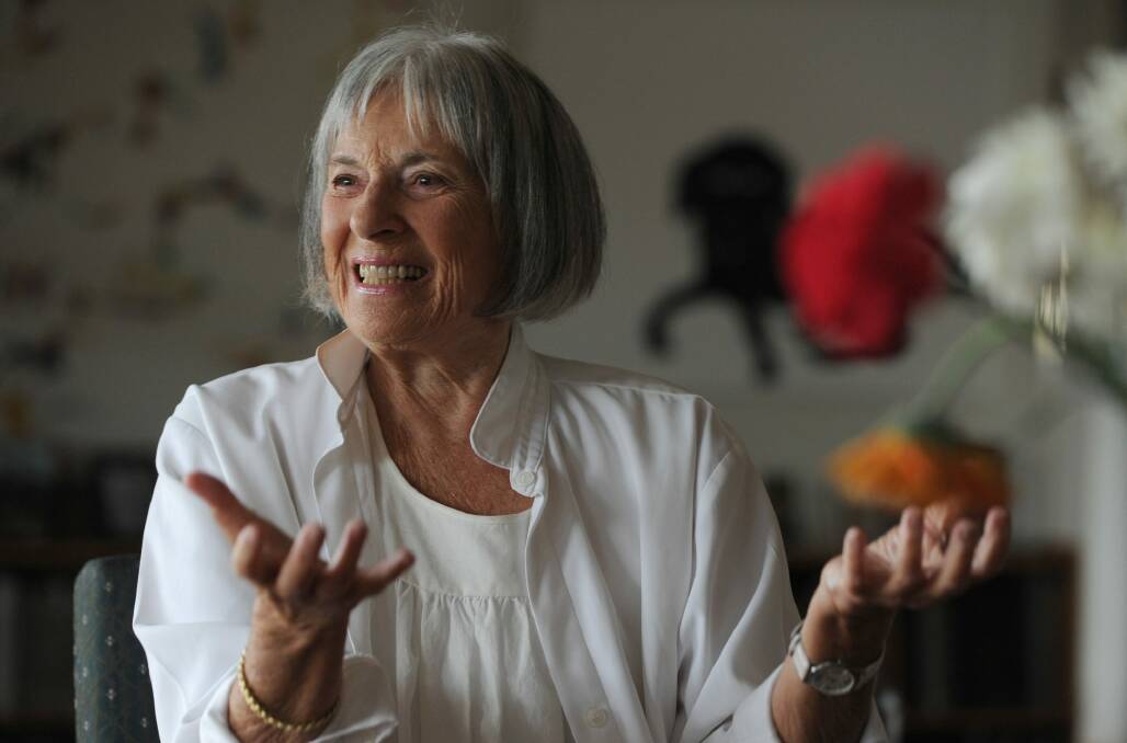 A new electorate could be named for former National Gallery of Australia director, Betty Churcher. Photo: Graham Tidy