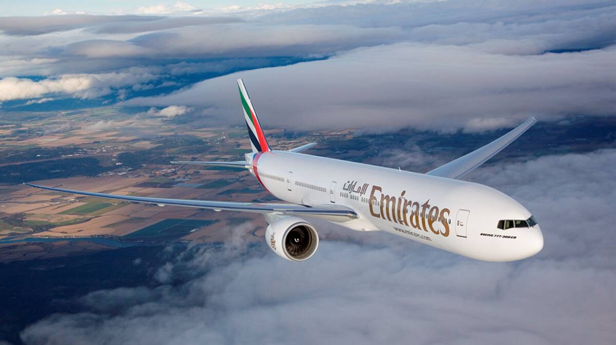 A passenger on an emirates flight was infected with measles. Photo: Supplied