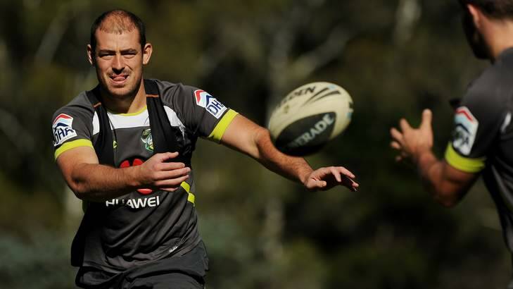 Raiders captain Terry Campese. Photo: Colleen Petch