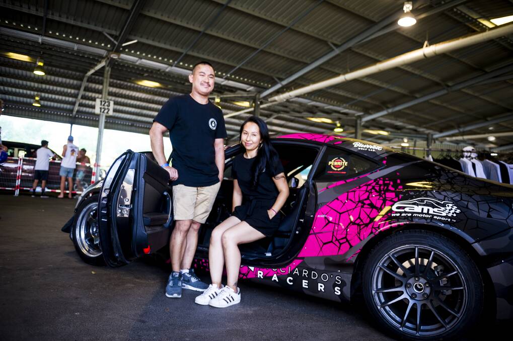 Drift Cadet owners Peter Pham and Linh Dang. will be doing demonstrations of their drifting  Photo:  Dion Georgopoulos