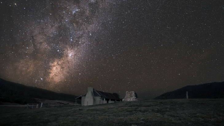 Matt James’ photograph Milky Way Rising Above Orroral Homestead, Namadgi National Park, June, 2013. One of the several thousand things big-city Australians envy (usually subconsciously) about Canberra and Canberrans is that our pure, clear, unpolluted air gives us night skies of a special splendour. Photo: Supplied