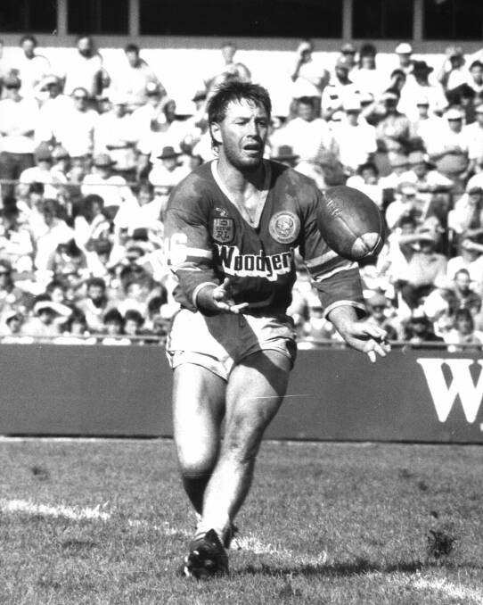 Bellamy during his playing days with the Canberra Raiders.
