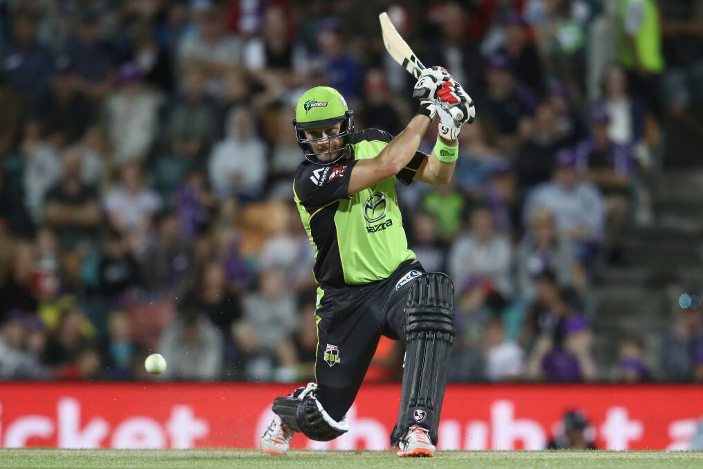 Match-winner: Shane Watson goes on the attack. Photo: Getty Images