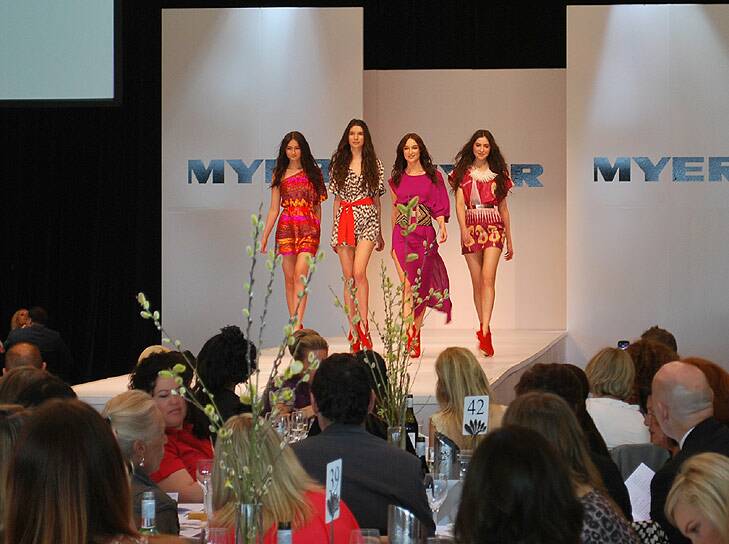 The Myer lunch for the Perth Fashion Festival. Photo: Jenna Clarke