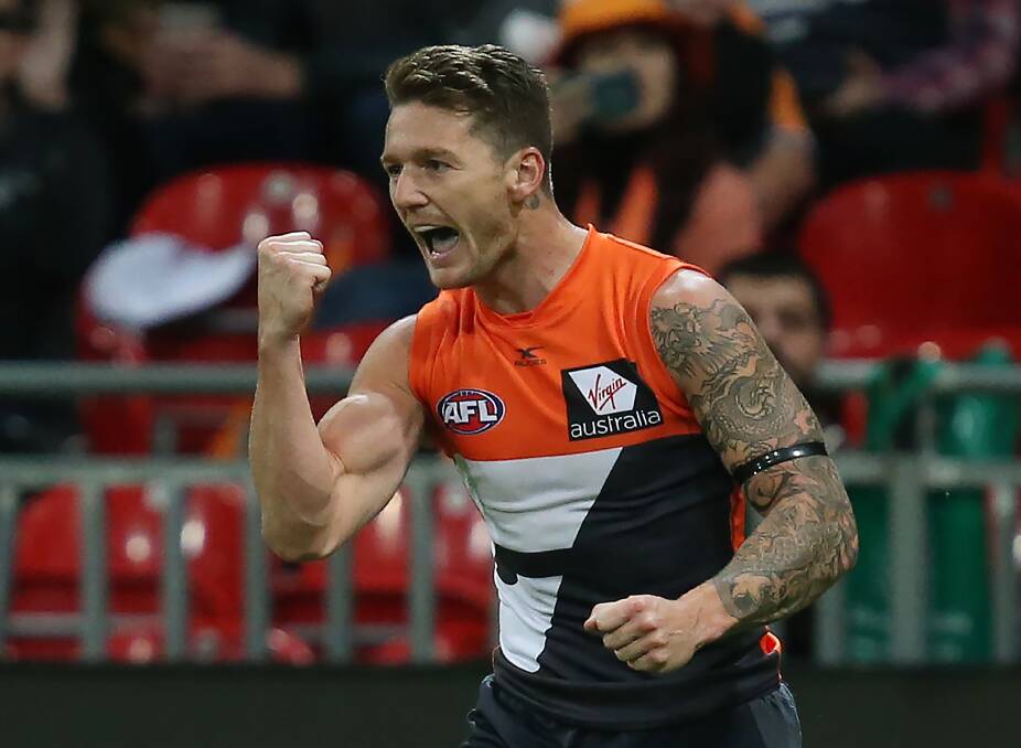 Daniel Lloyd is ready to put in the hard yards for the Giants. Photo: AAP