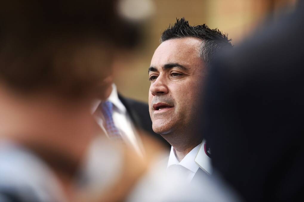 Strong words: NSW Deputy Premier John Barilaro says the PM should resign. Photo: Kate Geraghty