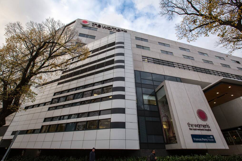 Problems were found with IT systems at the Royal Women's Hospital.  Photo: Daniel Pockett