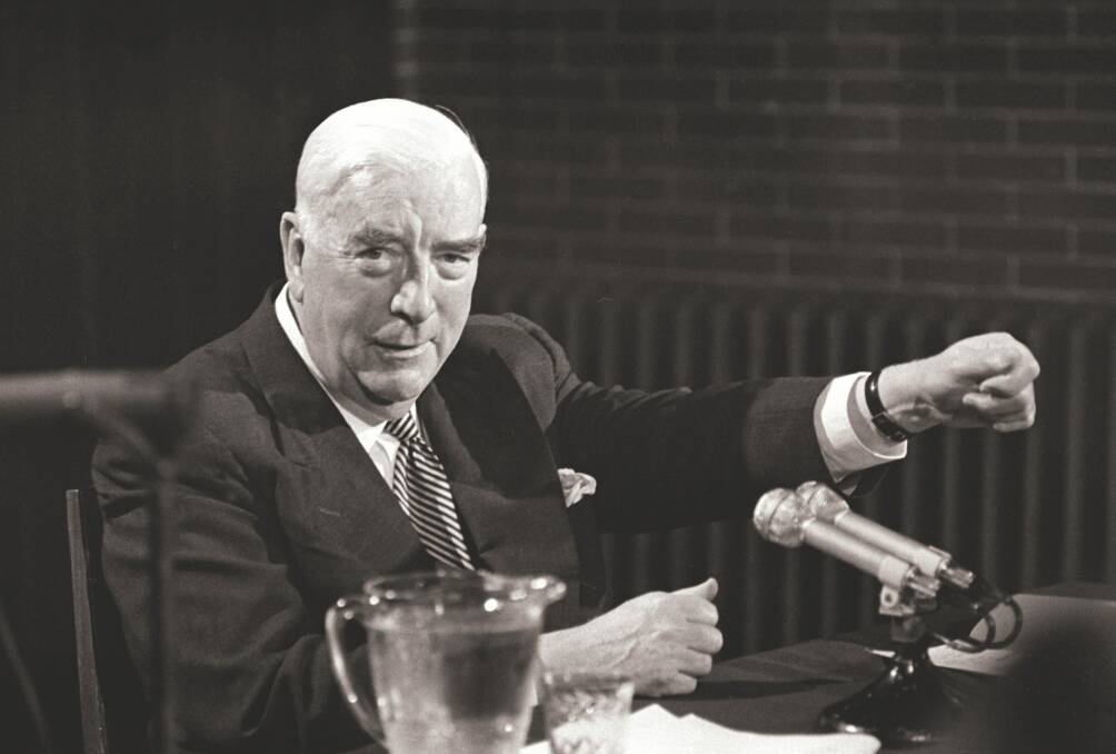 Robert Menzies showed great faith in the public service, trusting its advice and giving it a key role in shaping policy. Photo: Stuart MacGladrie