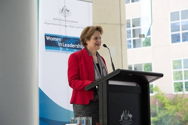 Department of Foreign Affairs and Trade secretary Frances Adamson Photo: Linda Roche