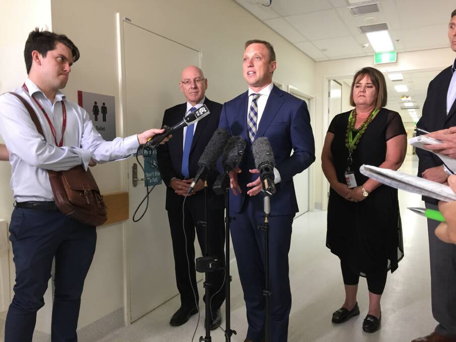 Health Minister Steven Miles has announced a $20 million expansion of the Queensland Children's Hospital Photo: Lucy Stone/Brisbane Times