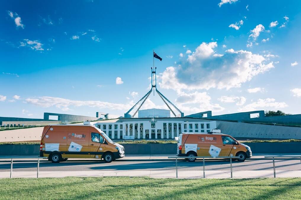The Orange Sky Laundry vans in Canberra and Queanbeyan provide showers and washing machines for those sleeping rough.