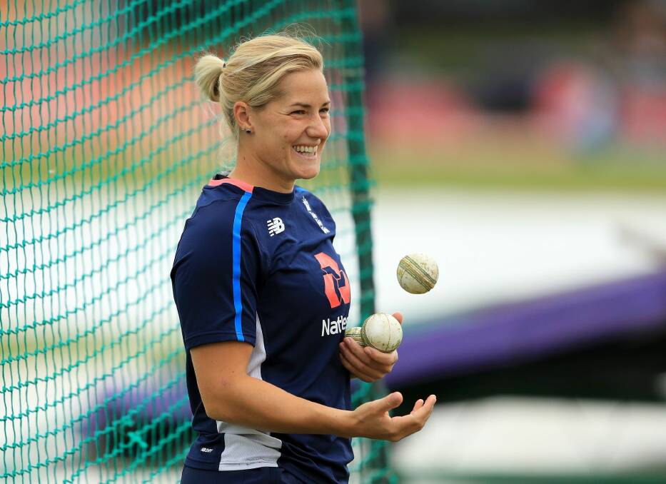 An injury cloud hangs over key England bowler  Katherine Brunt. Photo: Getty Images