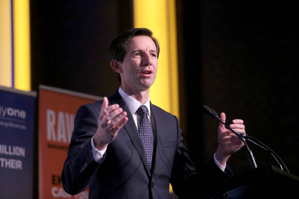 Federal Education Minister Simon Birmingham the meeting was a distraction by two ministers who are under fire. Photo: Wayne Taylor