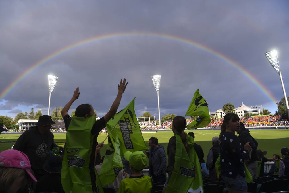 Pot of gold: Manuka Oval gets a top rating from the ICC. Photo: AAP