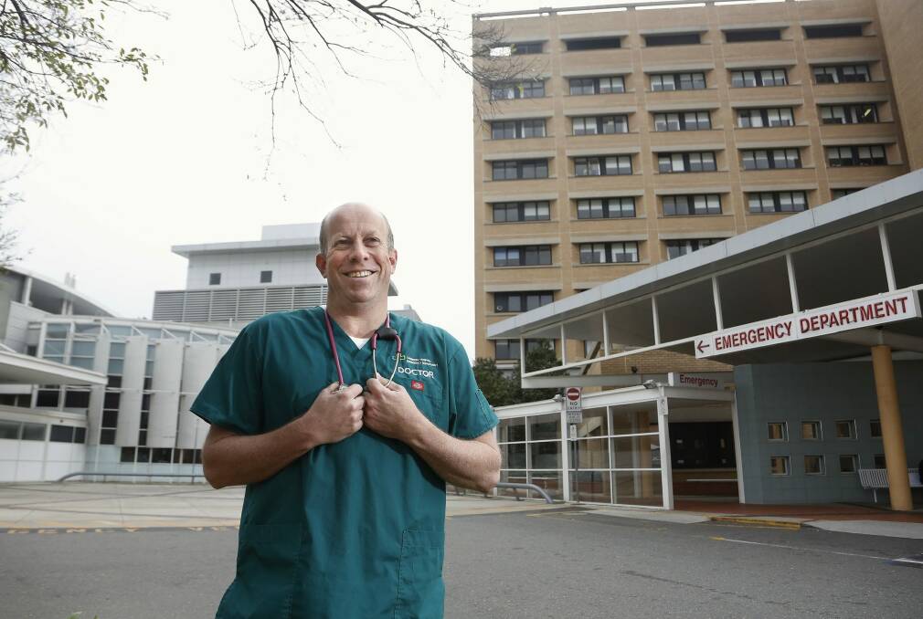 New challenges: Canberra Hospital's emergency department clinical director Dr Michael Hall.  Photo: Jeffrey Chan