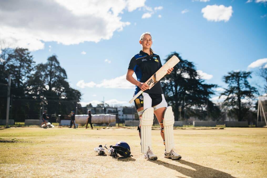 Maitlan Brown has used her 12-week injury lay-off to improve her batting. Photo: Rohan Thomson
