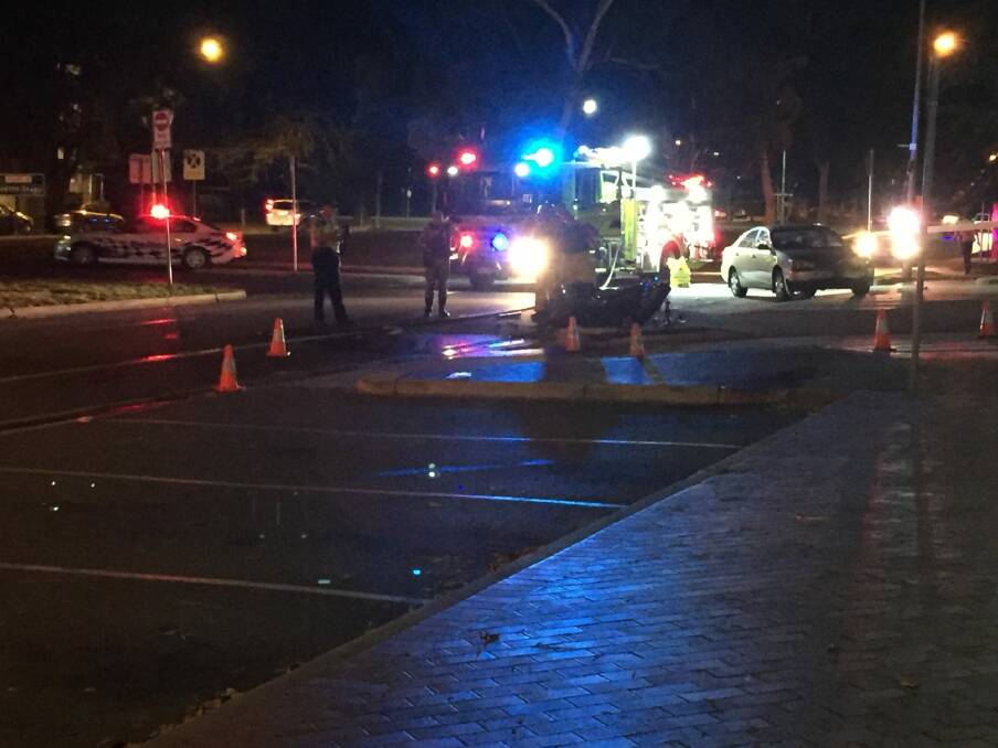 Police call for witnesses to crash between car and motorcycle in Manuka ...