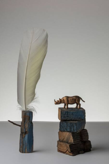 Rosalind Lemoh, A Horn and a Feather, 2015.  Photo: Damien Geary
