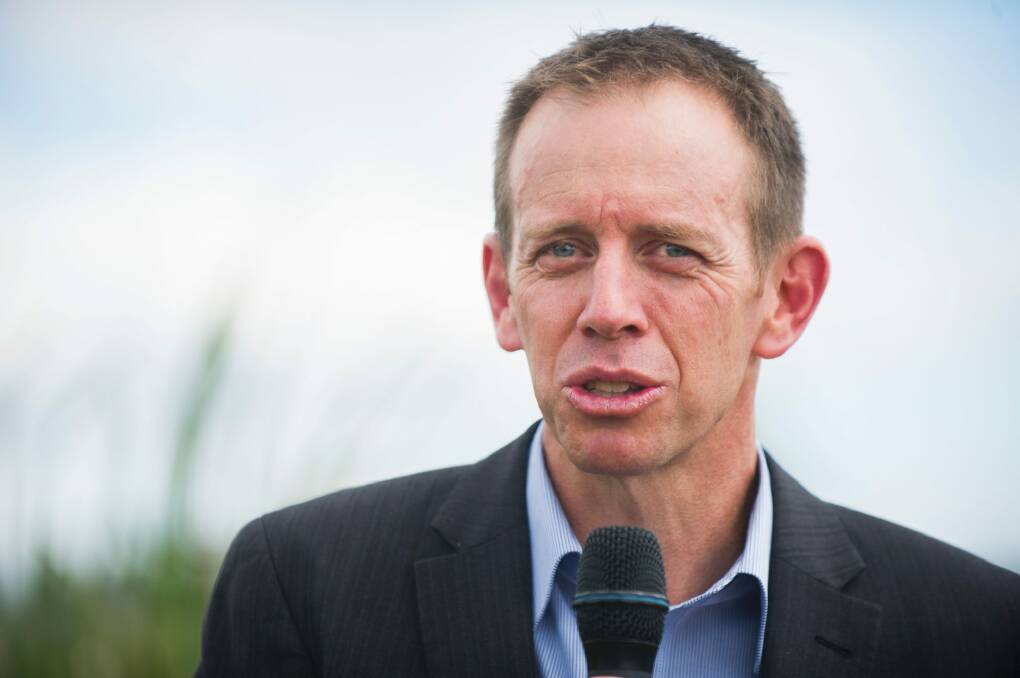 ACT Greens minister Shane Rattenbury supports restrictions on the sale of lotteries at service stations. Photo: Rohan Thomson