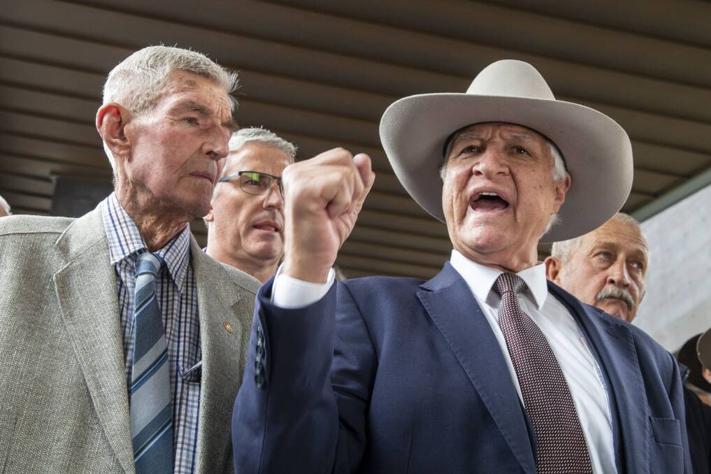 Bob Katter introduced the "Glass Steagall" legislation into Federal Parliament on June 25. Photo: AAP
