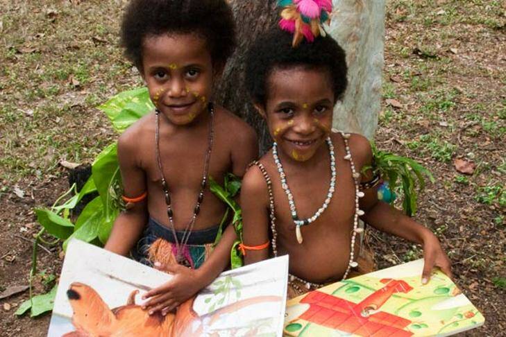 Canberra mum delivers 70,000 books to PNG