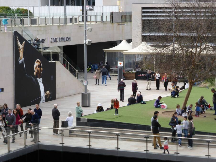 The mural of Nicholas Milton by Canberra artist ELK in Chatswood, Sydney. Photo: Supplied