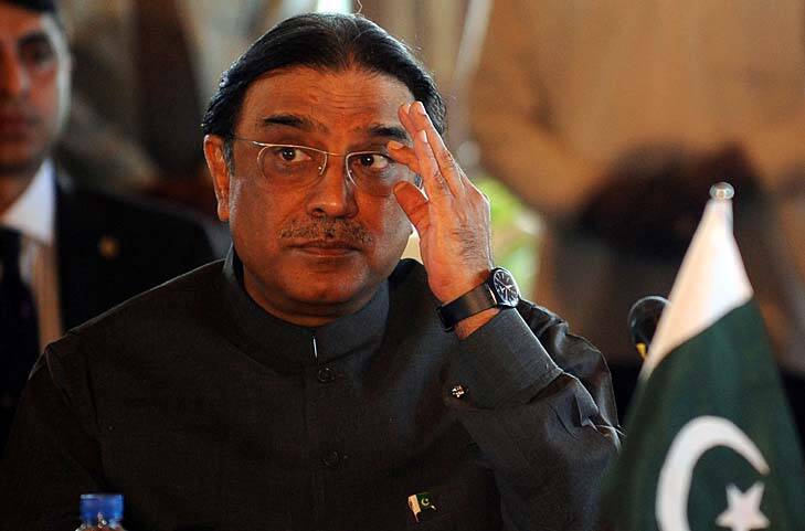 Determined: Pakistan's President Asif Ali Zardari. Photo: AFP