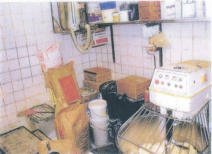 Bakery fined $7000 for filthy kitchen