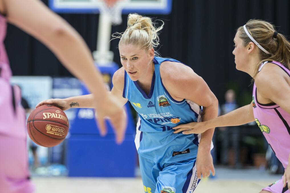 Capitals centre Lauren Jackson is highly unlikely to return for Thursday night's game against the SEQ Stars. Photo: Matt Bedford