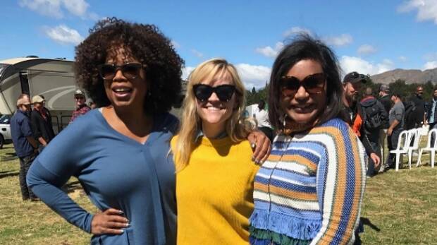 Oprah, Reese Witherspoon and Mindy Kaling in New Zealand. Photo: Instagram/@oprah