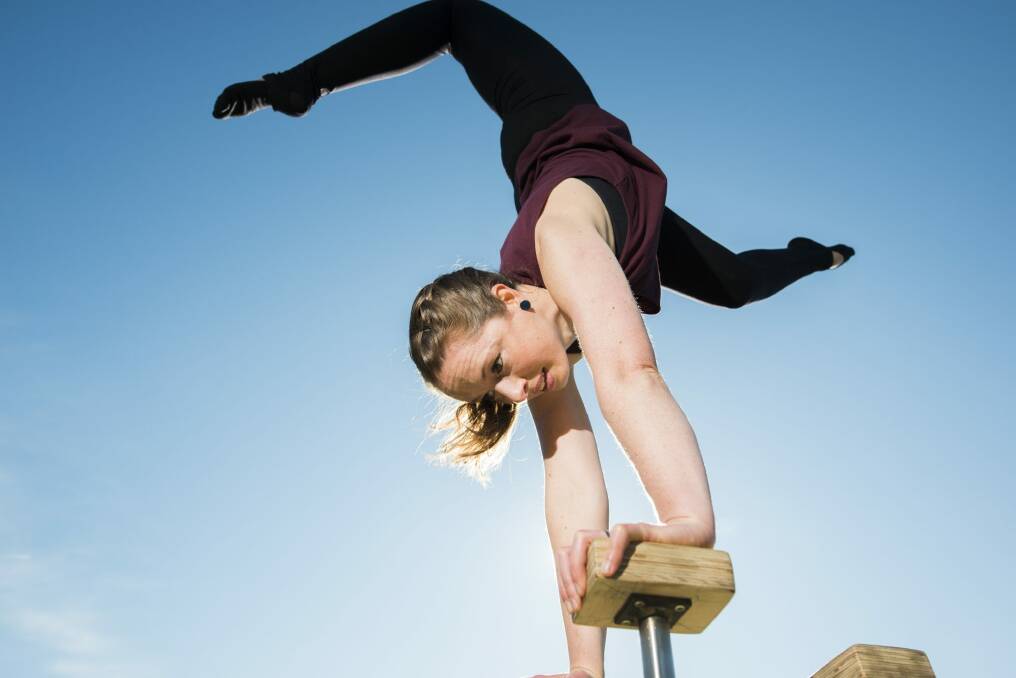 Jen Ehsman is helping to train the next generation of circus performers. Photo: Rohan Thomson