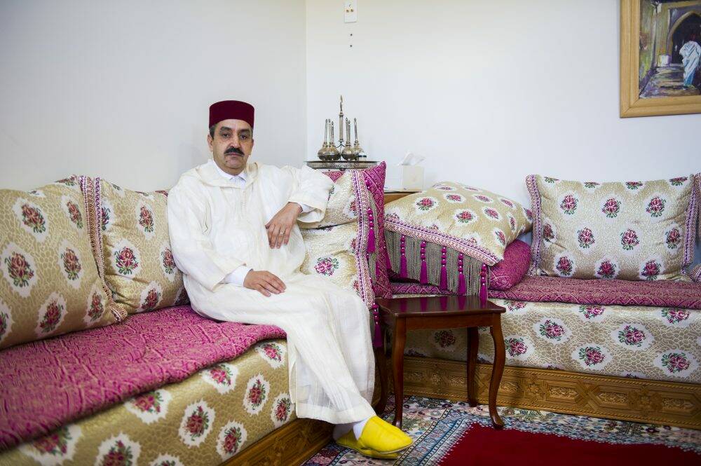 Moroccan ambassador, Mohamed Mael-Ainin, in the country's official residence in O'Malley. Photo: Rohan Thomson