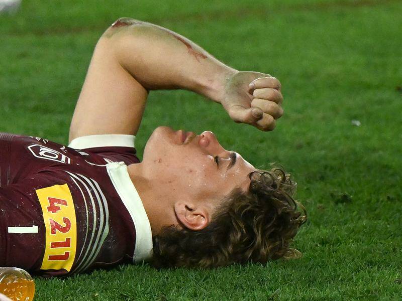 Queensland No.1 Reece Walsh continues to be hit illegally without the ball, coach Billy Slater says. Photo: Darren England/AAP PHOTOS