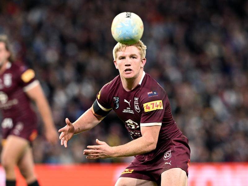 Tom Dearden is expected to replace injured Cameron Munster for Queensland in the Origin opener. (Dave Hunt/AAP PHOTOS)