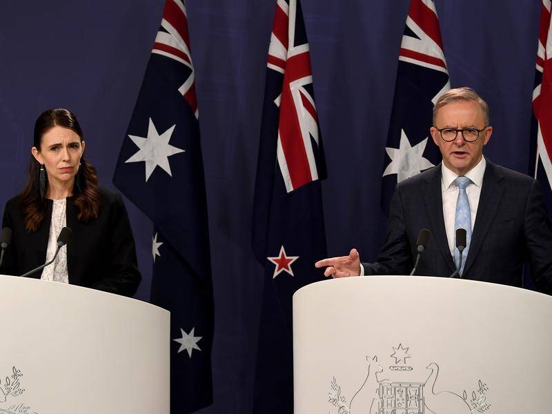 Jacinda Ardern and Anthony Albanese agree on the threat climate poses to people in the Pacific.