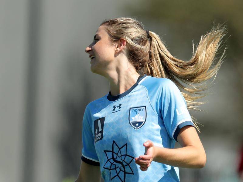 Sydney FC defender Charlotte McLean is still hopeful of forcing her way into the Matildas set-up. (Jeremy Ng/AAP PHOTOS)
