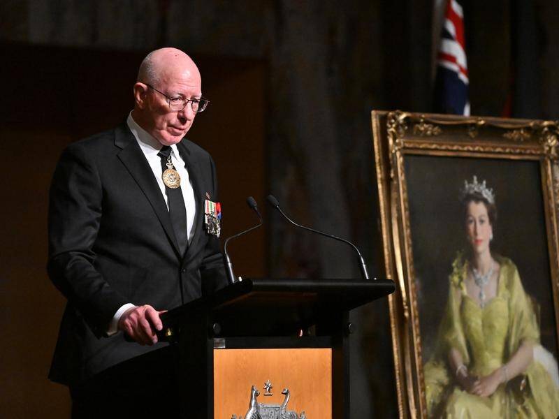 Governor-General David Hurley says the Queen was a constant and reassuring force in people's lives. (Mick Tsikas/AAP PHOTOS)