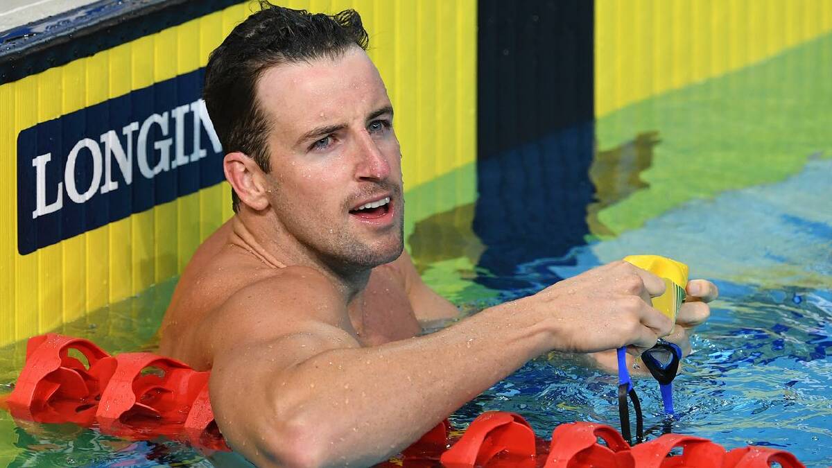 James Magnussen quit soon after swimming for Australia at the 2018 Gold Coast Commonwealth Games. (Dave Hunt/AAP PHOTOS)