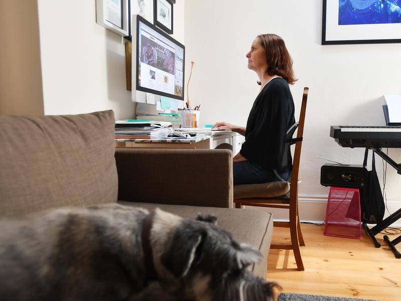 Most Australian office workers are comfortable with working from home, research has found.