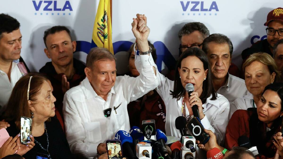 Independent polls suggest presidential candidate Edmundo Gonzalez won by a large majority. (EPA PHOTO)