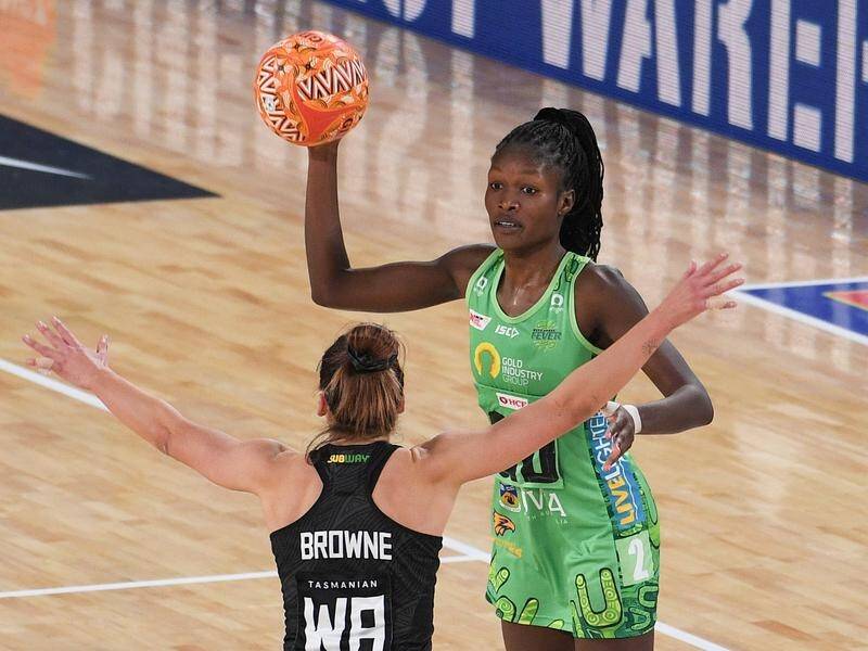 West Coast Fever's Sunday Aryang has been named for the first time in a 21-strong Diamonds squad.