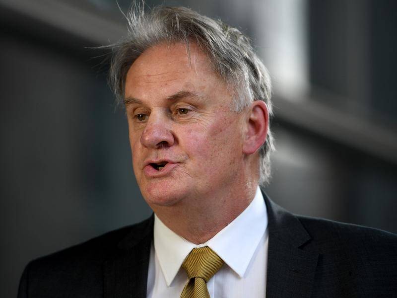A NSW minister has used parliamentary privilege to accuse One Nation's Mark Latham of bullying. (Dan Himbrechts/AAP PHOTOS)