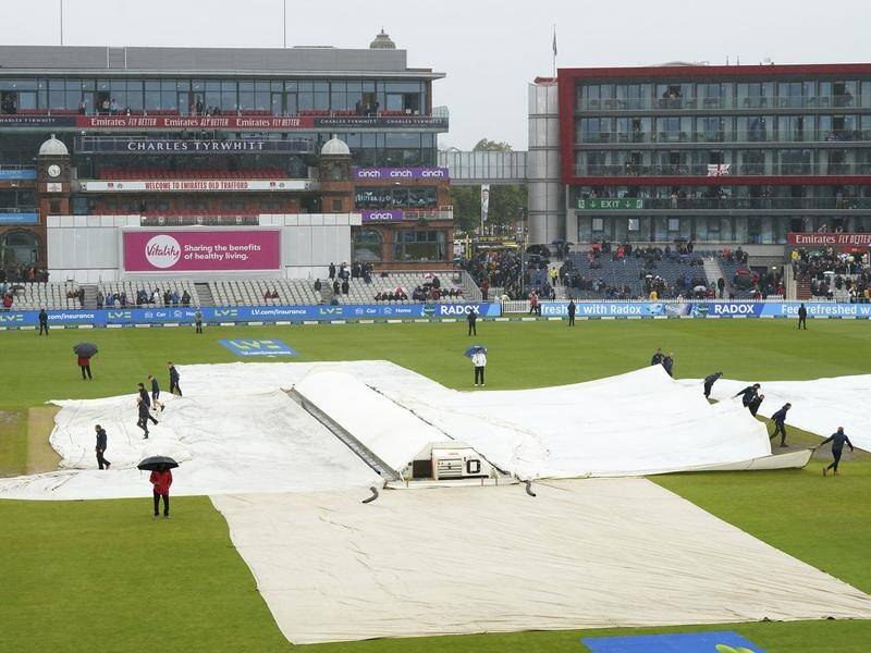 More rain in Manchester meant there was no play on day five of the fourth Ashes Test (AP PHOTO)