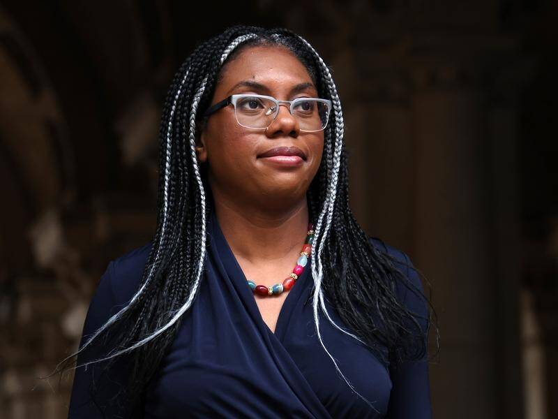 UK Trade Secretary Kemi Badenoch says Britain is delighted to join the CPTPP trade bloc. (EPA)