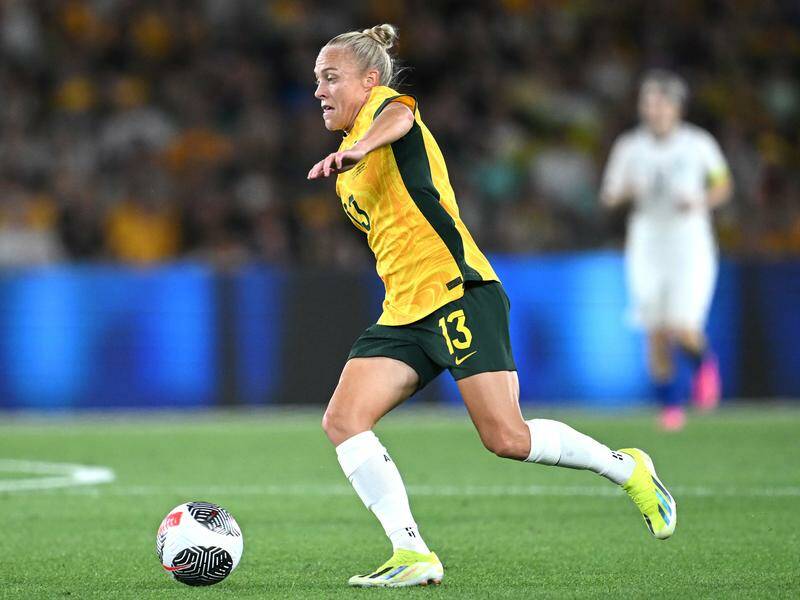 Tameka Yallop is out of the Matildas Olympics opener after injuries suffered earlier in July. Photo: Joel Carrett/AAP PHOTOS